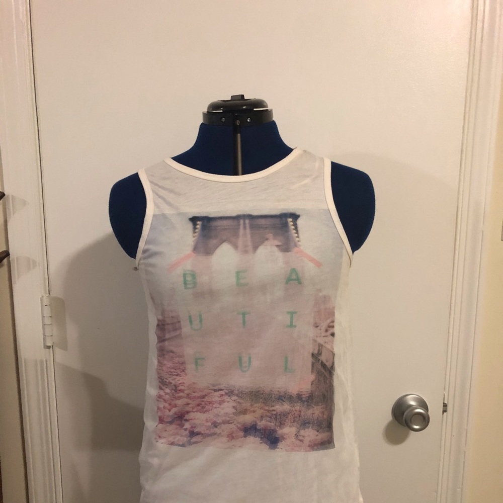 White tank top